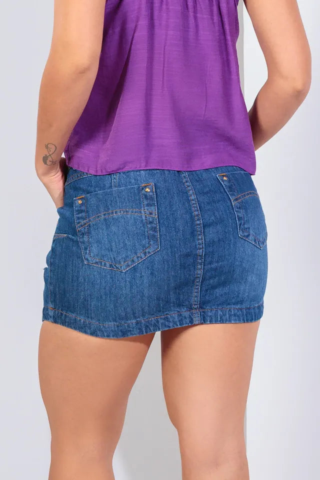 Mini Saia Jeans