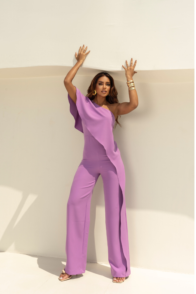 Macacão Assimétrico Babado Mariana