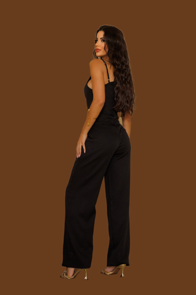 Macacão Pantalona Alça Dupla Jaque