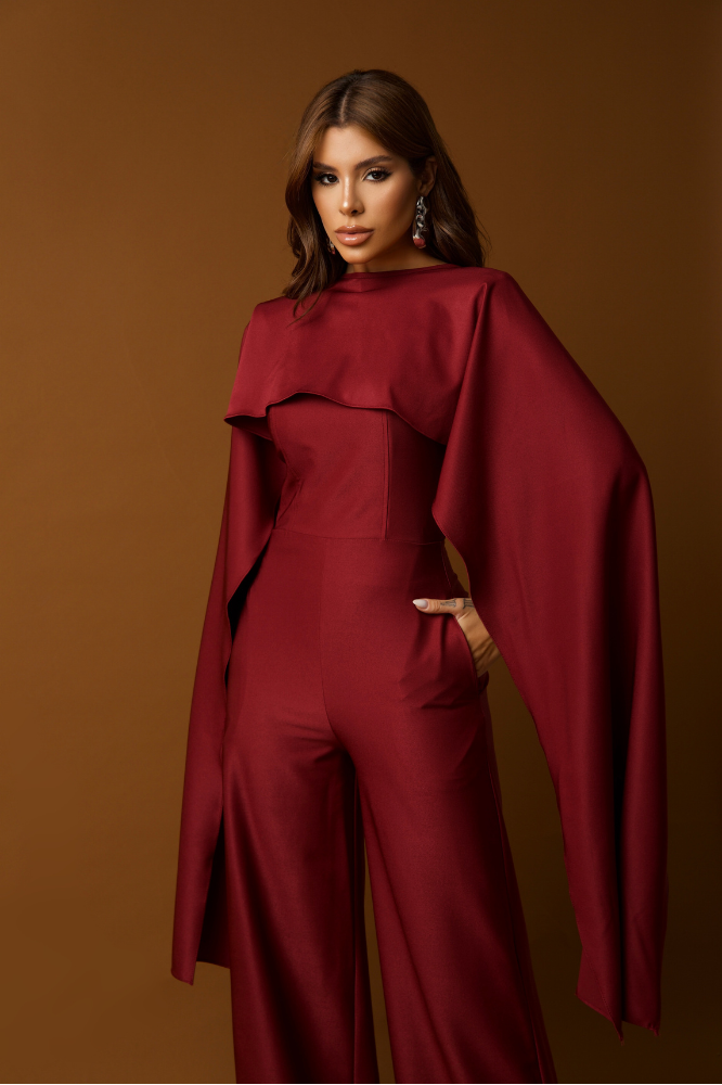 Conjunto Macacão Pantalona e Colete Removível Sense